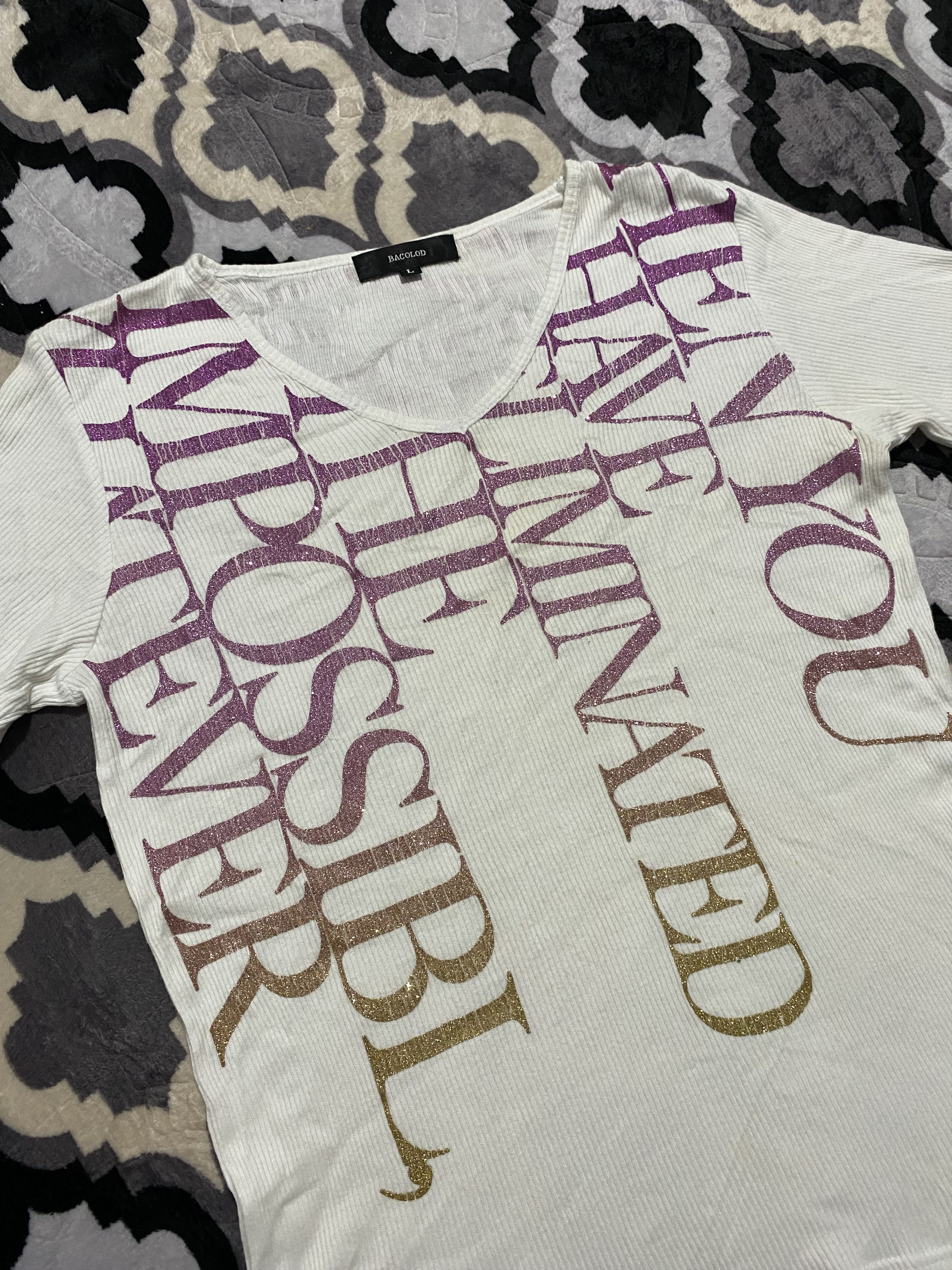 Vintage Bacolod poem tshirts like lgb style
