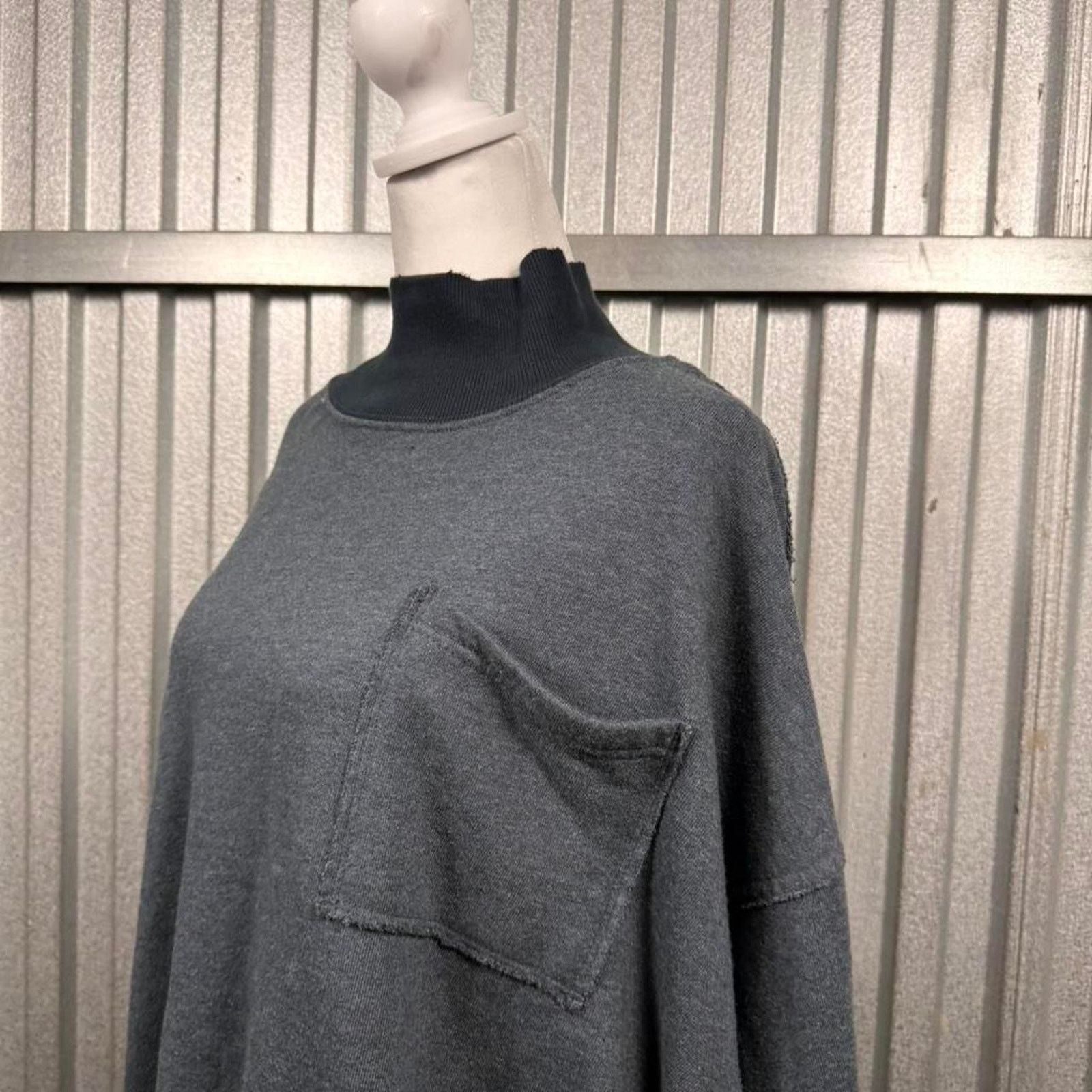 Free People Free people black oversized sweatshirt Size L / US 10 / IT 46 - 8 Thumbnail