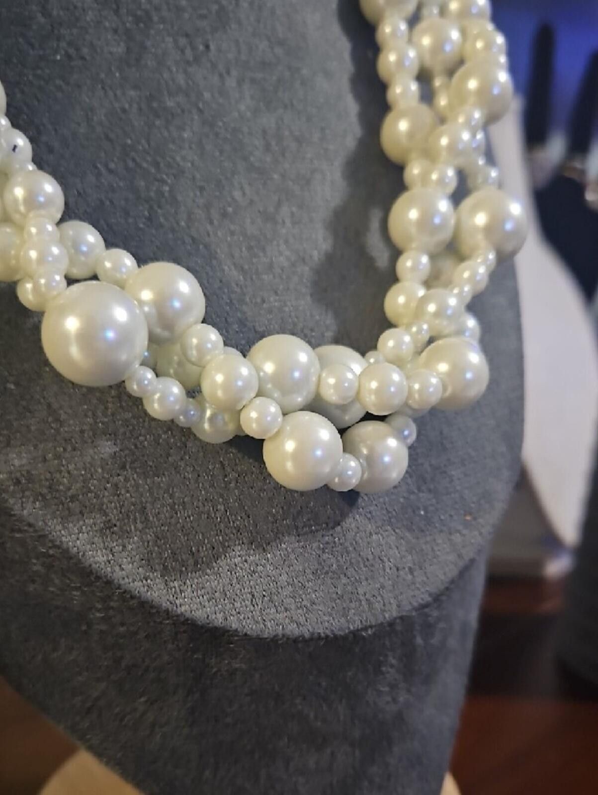 Other Classic Multi-Strand Ivory Pearl Necklace Size ONE SIZE - 2 Thumbnail