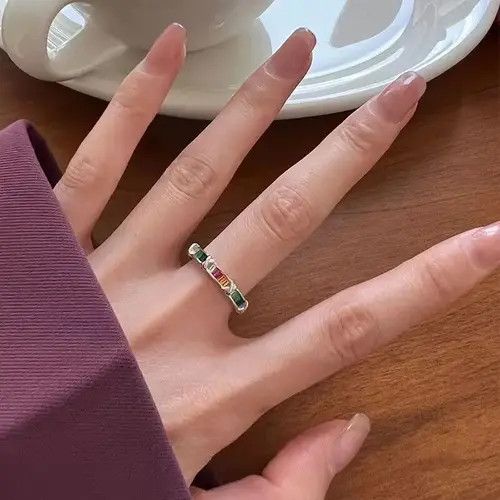 Jewelry × Ring Of Fire Colorful Ring Size ONE SIZE - 2 Thumbnail