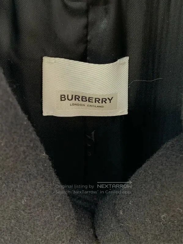 Burberry Burberry Black Wool Peacoat for Men. Size US S / EU 44-46 / 1 - 5 Thumbnail
