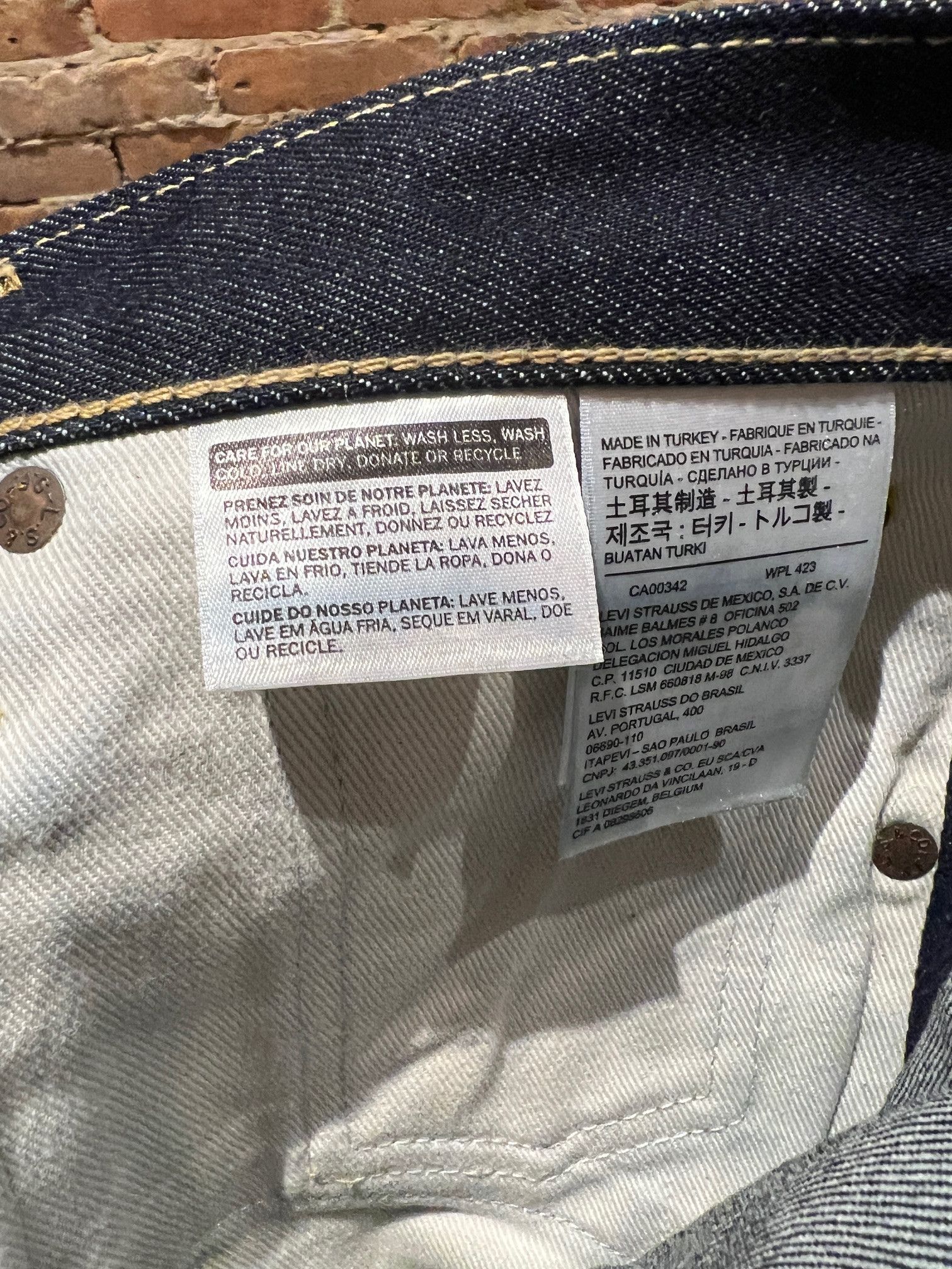Sacai Sacai × Levi’s Reconstructed Denim – Size L (Raw Indigo) Size US 32 / EU 48 - 9 Thumbnail