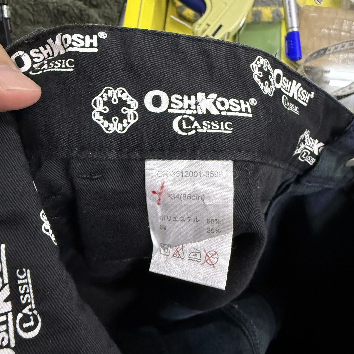Oshkosh Vintage Oshkosh Tartan Plaid Trousers Riot Punk Size US 35 - 9 Thumbnail