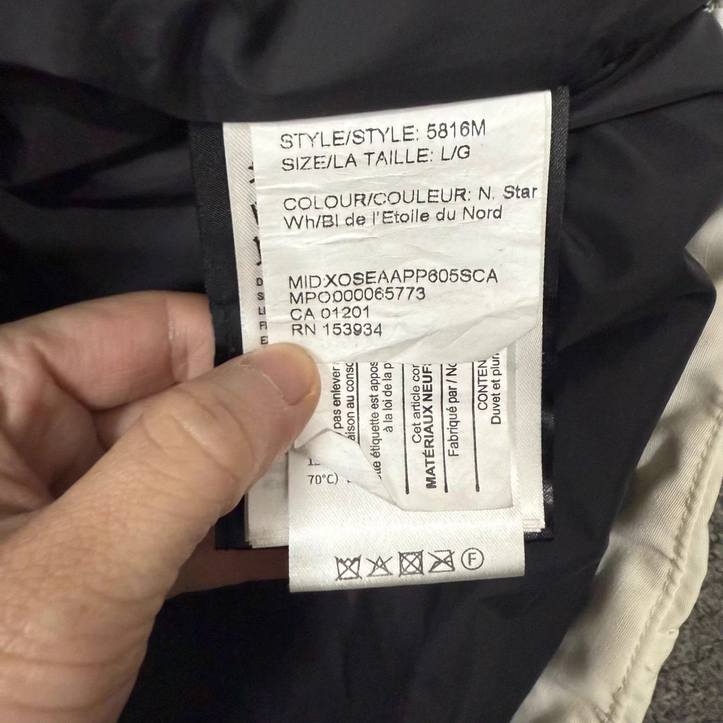 Canada Goose Canada Goose white down jacket L new with tags Size L / US 10 / IT 46 - 5 Thumbnail