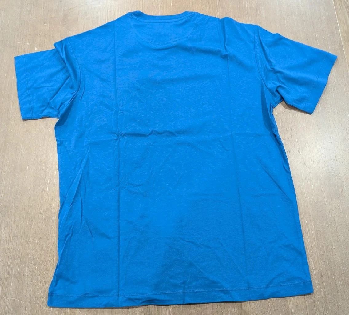 Bally BALLY Striped Patch Pocket Crewneck T-Shirt Blue Sky Medium Size US M / EU 48-50 / 2 - 4 Thumbnail