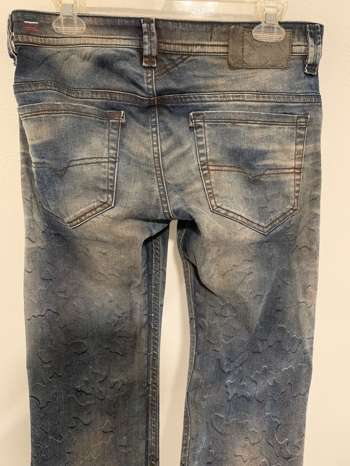Diesel diesel blue skinny camo graphic jeans Size US 31 - 9 Thumbnail