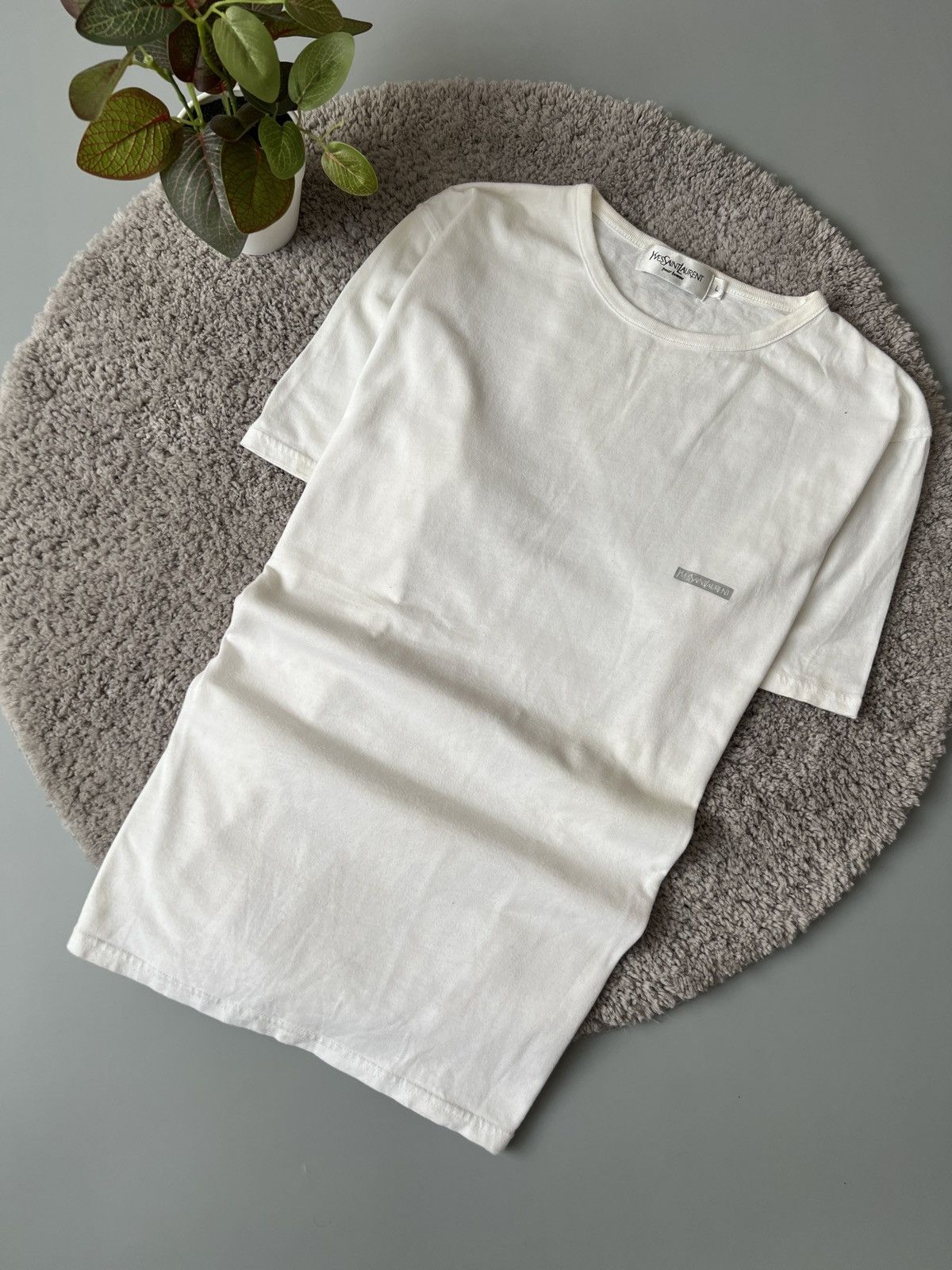 Vintage × Yves Saint Laurent T-shirt Yves Saint Laurent Vintage Size US L / EU 52-54 / 3 - 2 Thumbnail