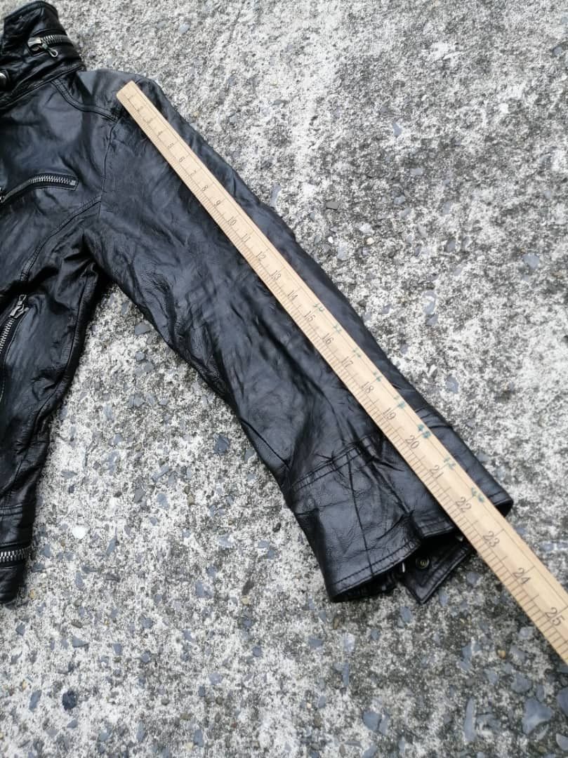 Japanese Brand × Shellac Shellac Made In Japan Bikers / Punk Style Leather Jacket Size US S / EU 44-46 / 1 - 5 Thumbnail
