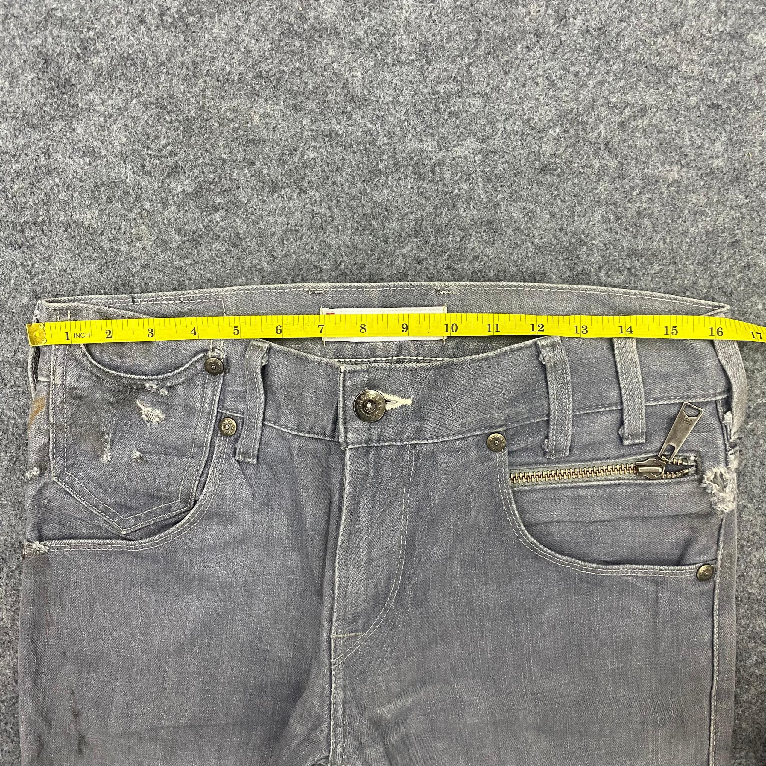 Levi's 💥Best Offer💥Vintage Levis 511 Slim Distressed Denim Size US 32 / EU 48 - 4 Thumbnail