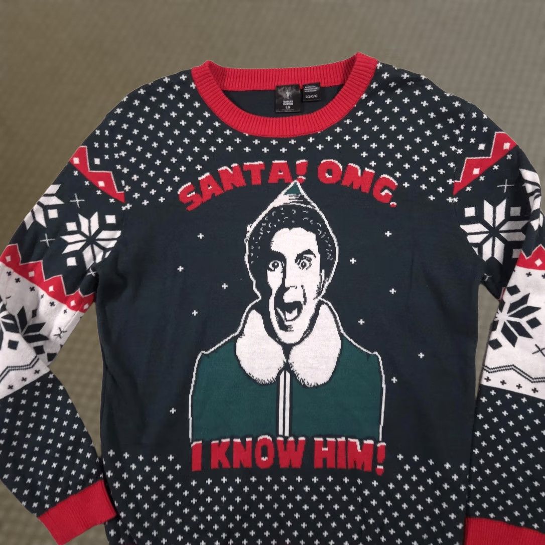 Vintage VINTAGE Celebrate Together Sweater Mens L Buddy the Elf Santa OMG Ugly Christmas Size US L / EU 52-54 / 3 - 1 Thumbnail