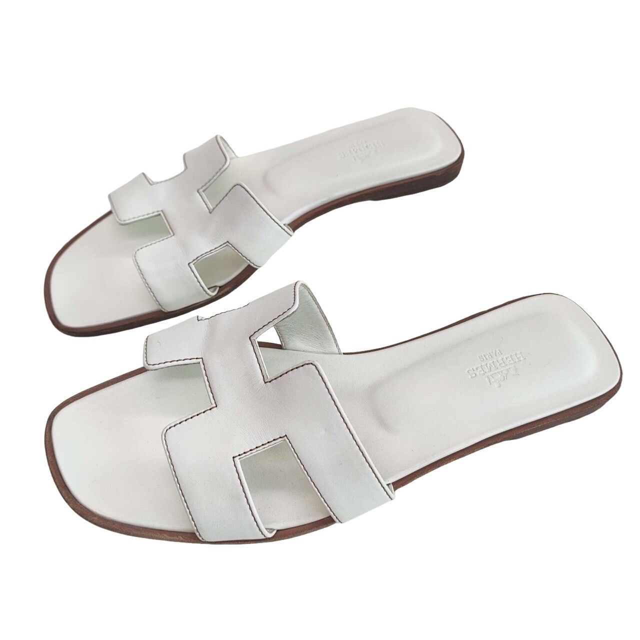 Hermes Hermès Oran Sandals Size 39.5 Size US 9.5 / IT 39.5 - 1 Thumbnail