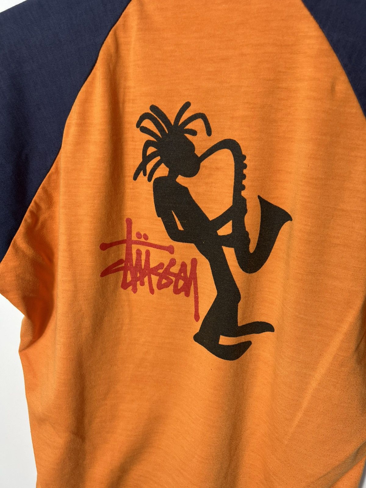 Stussy Vintage streetwear y2k sk8 90s Stussy Jazz Big Logo T-shirt Size M / US 6-8 / IT 42-44 - 7 Thumbnail