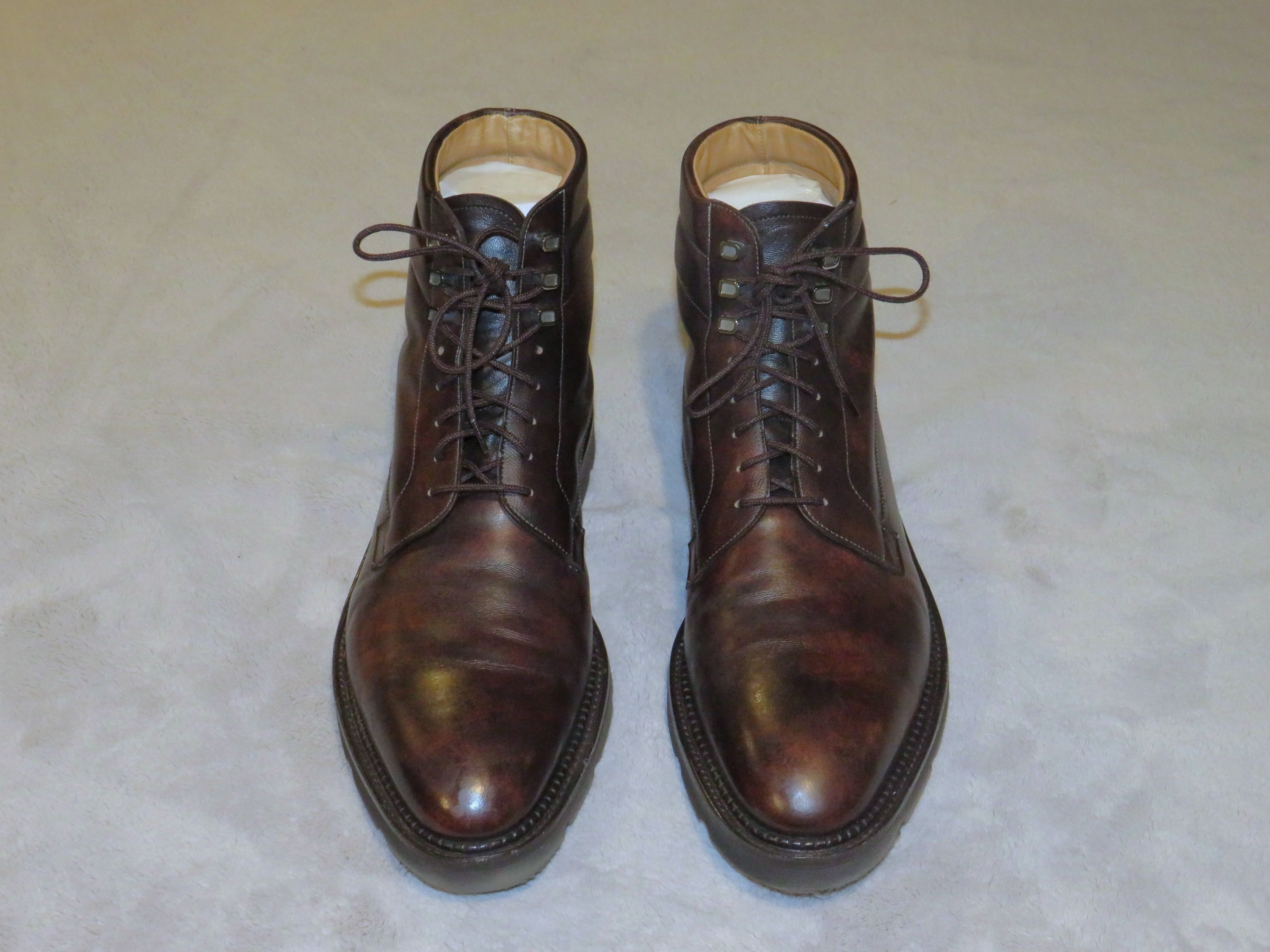 John Lobb Alder Musuem Calf Leather Lace Up Boots 11E NWOB Size US 11 / EU 44 - 1 Thumbnail