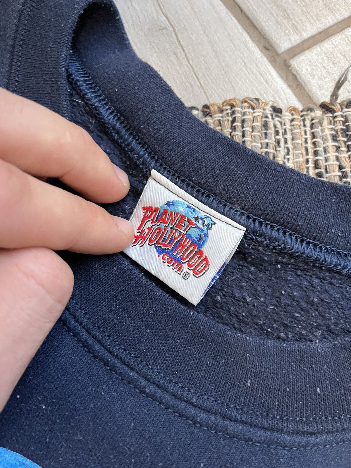 Planet Hollywood × Vintage Vintage Planet Hollywood London sweatshirt minimalistic navy Size US XS / EU 42 / 0 - 11 Thumbnail