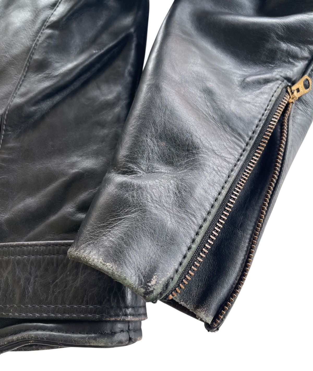 Vanson Leathers Vanson Leather USA Double Collar Biker Jacket (size 38) Size US S / EU 44-46 / 1 - 13 Thumbnail