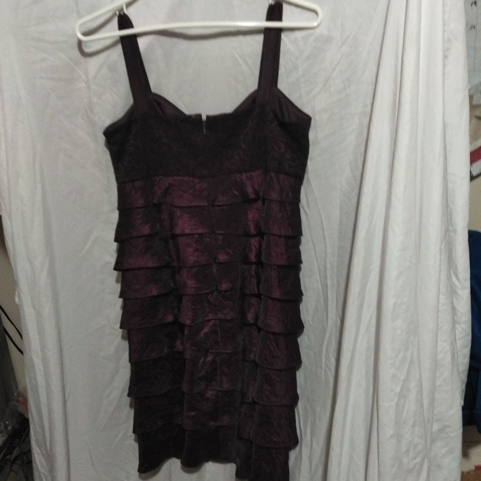 Other R&M Richards Tiered Dress Womens 8 Cocktail Sequin Lace Size M / US 6-8 / IT 42-44 - 14 Thumbnail