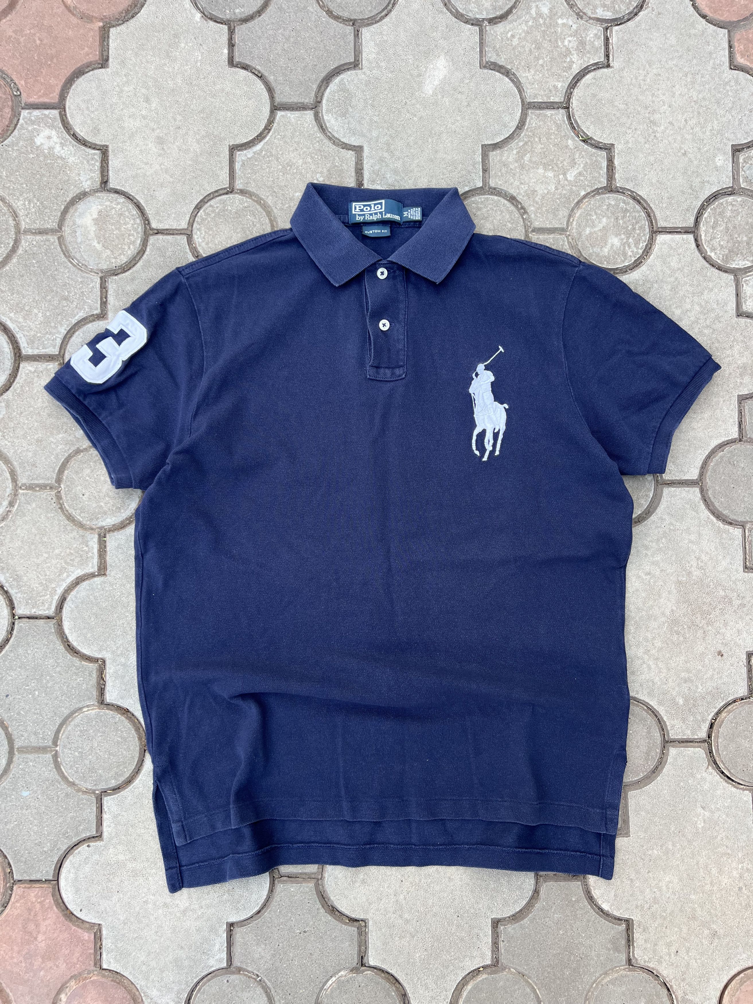 Polo Ralph Lauren × Ralph Lauren × Vintage Vintage Polo Ralph Lauren Big Pony Polo Tee Chief Keef Size US M / EU 48-50 / 2 - 2 Thumbnail