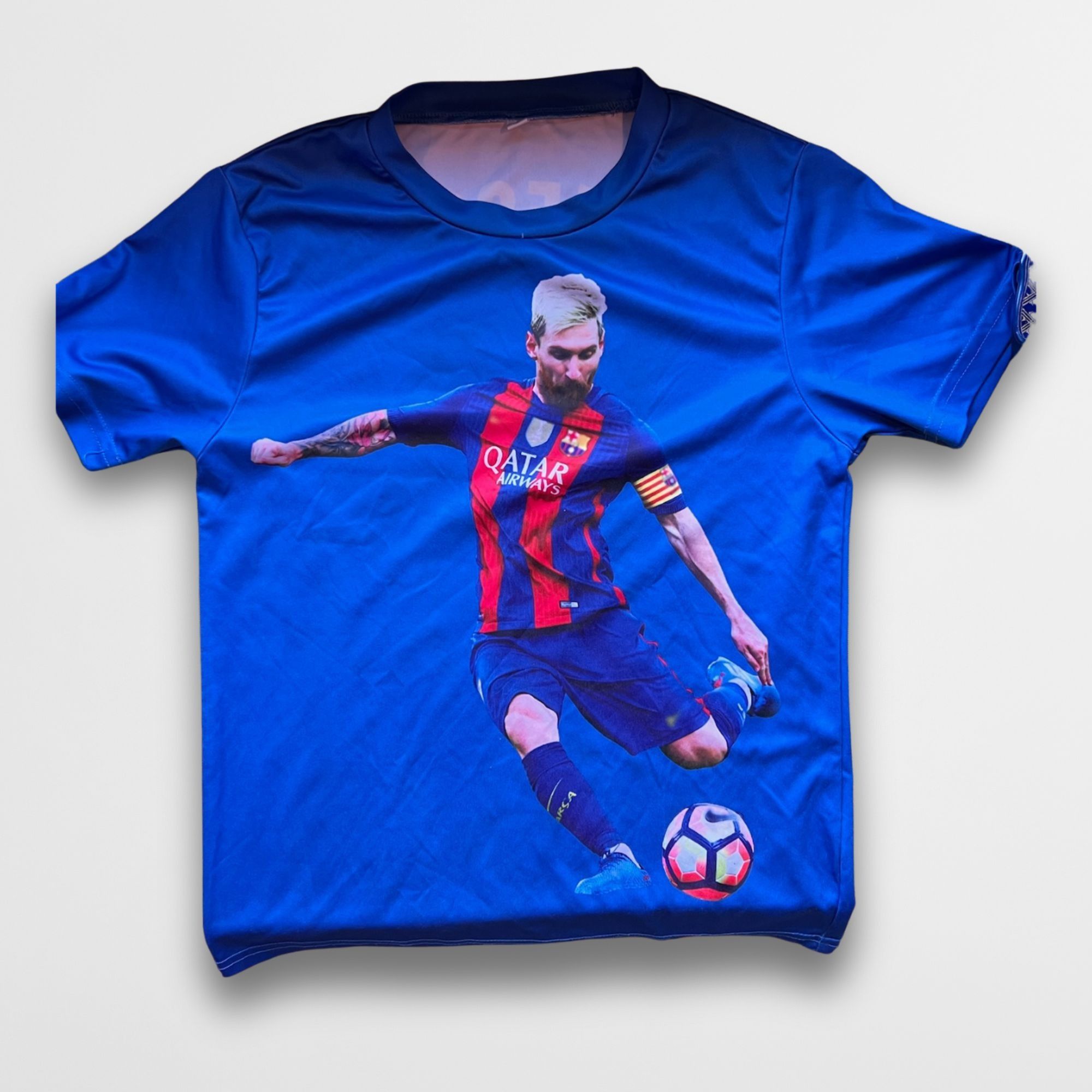 Other Lionel Messi Soccer Jersey T-Shirt Blue Size S Unisex Footba Size US S / EU 44-46 / 1 - 2 Thumbnail