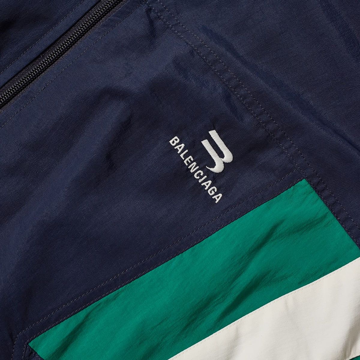 Balenciaga 🔥$2.9K VALUE🔥 Sporty B Nylon Logo Track Jacket Size US S / EU 44-46 / 1 - 3 Thumbnail