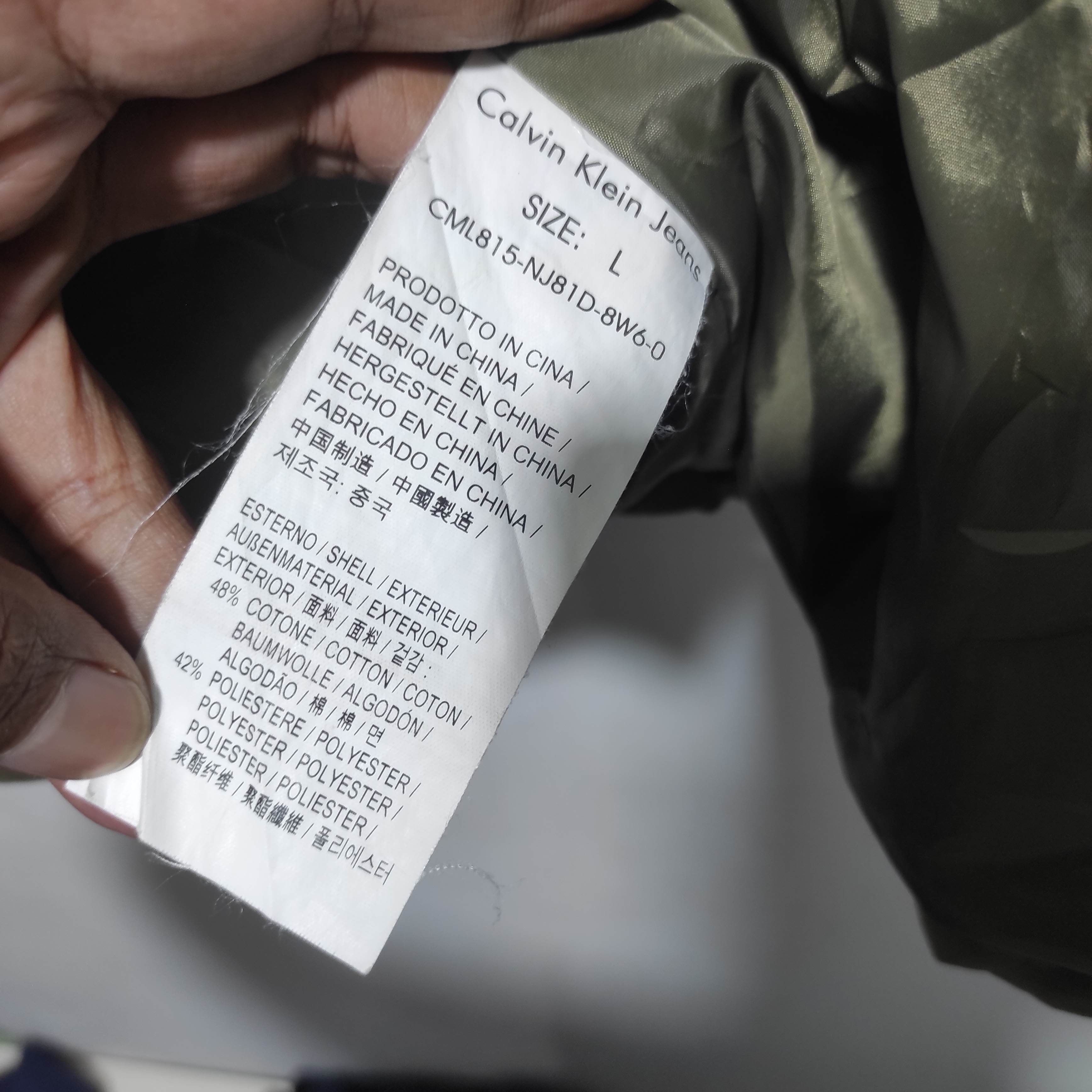 Calvin Klein Calvin Klein Jeans Parka Long Hoodie Jacket Size US L / EU 52-54 / 3 - 11 Thumbnail