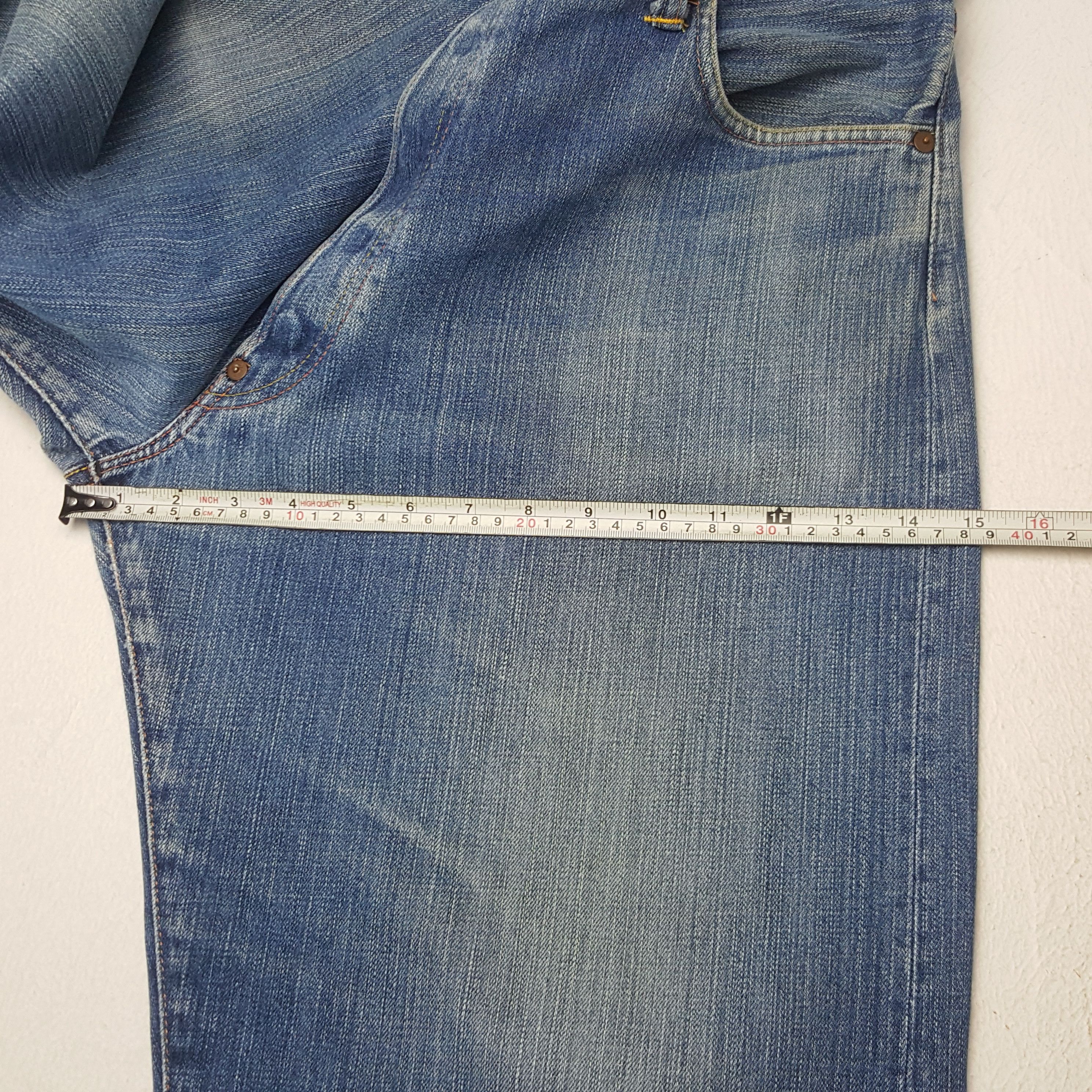 Evisu × Vintage Vintage Evisu Japan Custom Daicock Art Denim Jeans Size US 35 - 9 Thumbnail