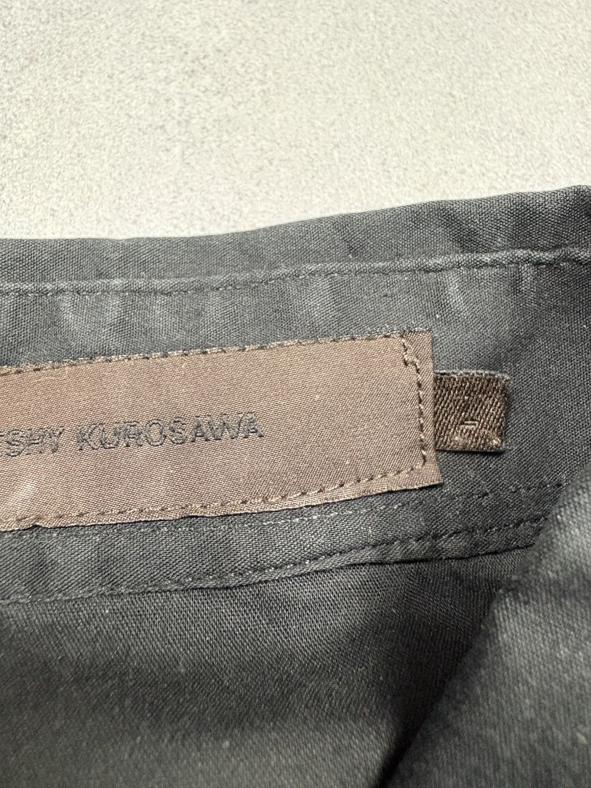 Takeshy Kurosawa Takeshy Kurosawa Black Artisanal Wrinkled Shirt Archive 00s Size US L / EU 52-54 / 3 - 14 Thumbnail