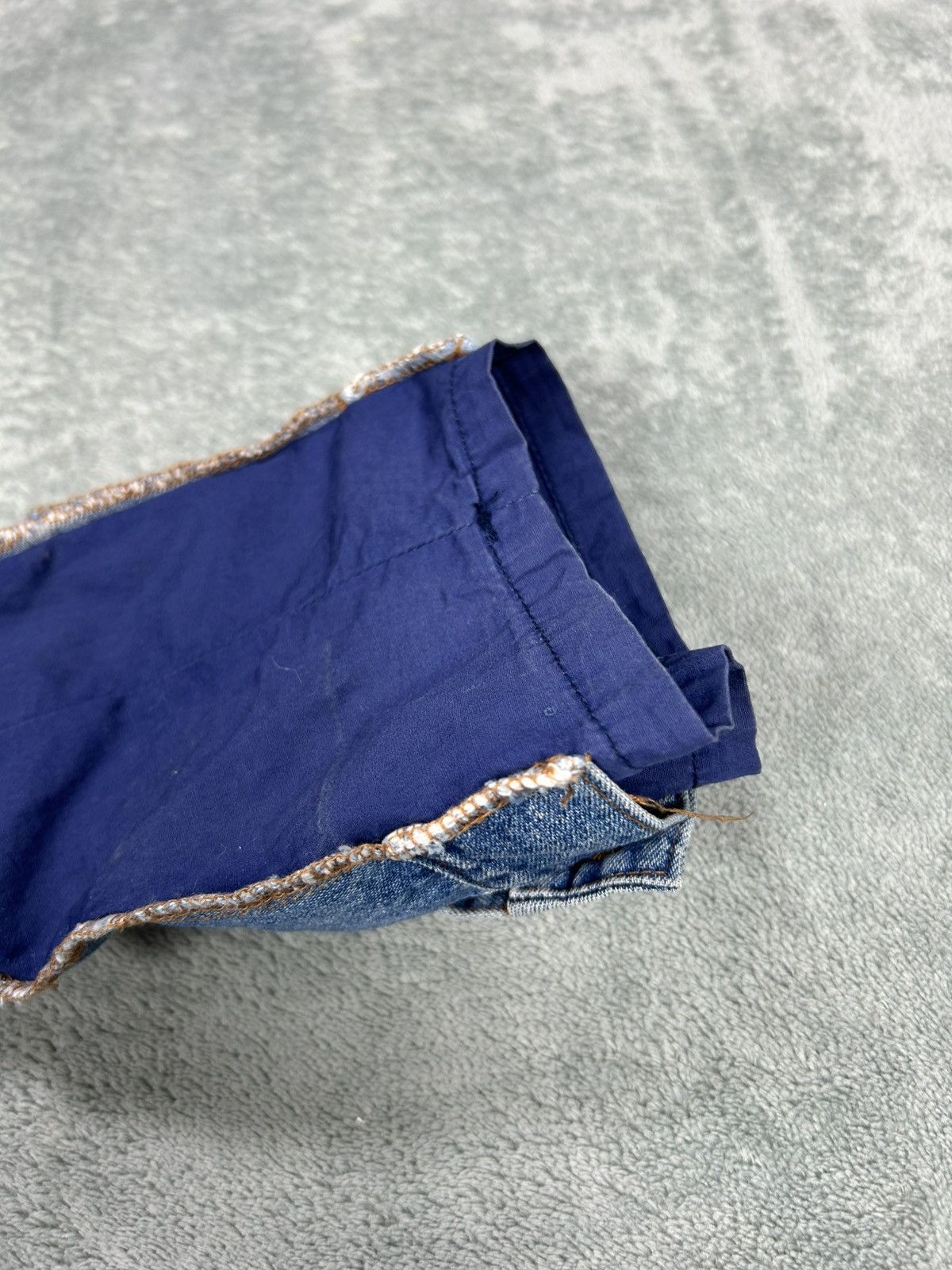 Jean Paul Gaultier Vintage Jean Paul Gaultier Fabric Switching Denim Jacket Size US M / EU 48-50 / 2 - 16 Thumbnail