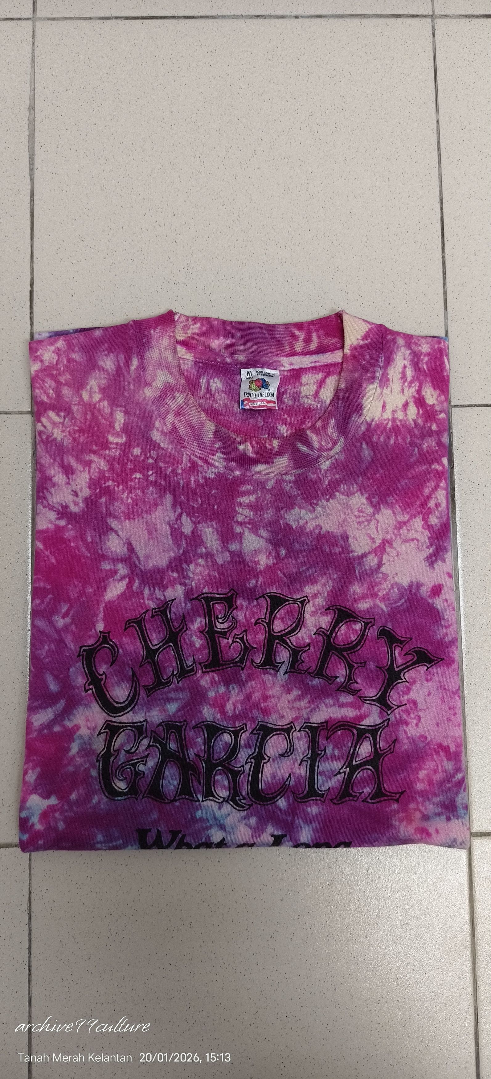 Grateful Dead 90s USA Ben & Jerry's Cherry Garcia Ice psychedelic rock Size US S / EU 44-46 / 1 - 9 Thumbnail