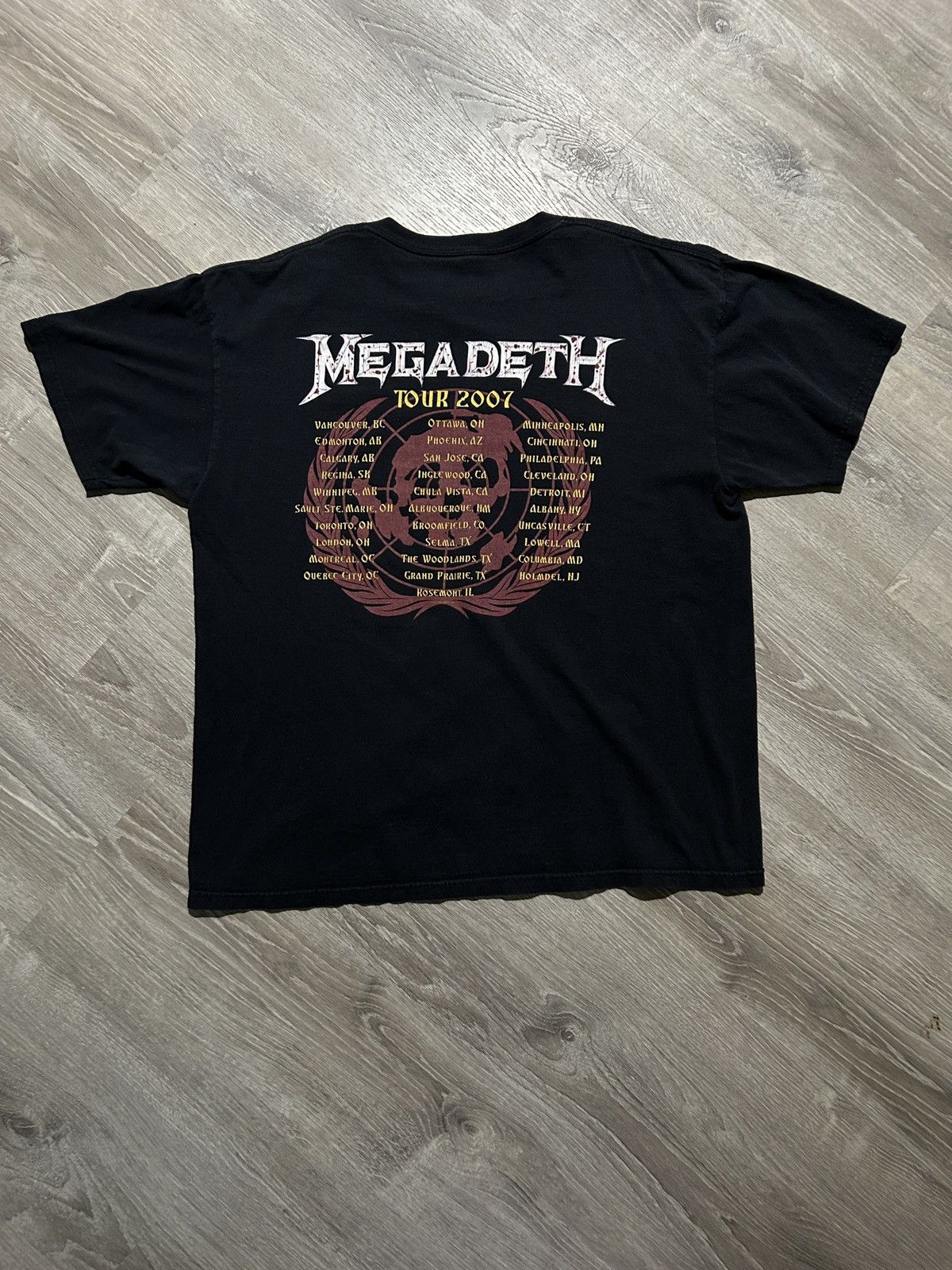 Anvil Vintage Y2K Megadeth t-shirt Size US XL / EU 56 / 4 - 2 Thumbnail