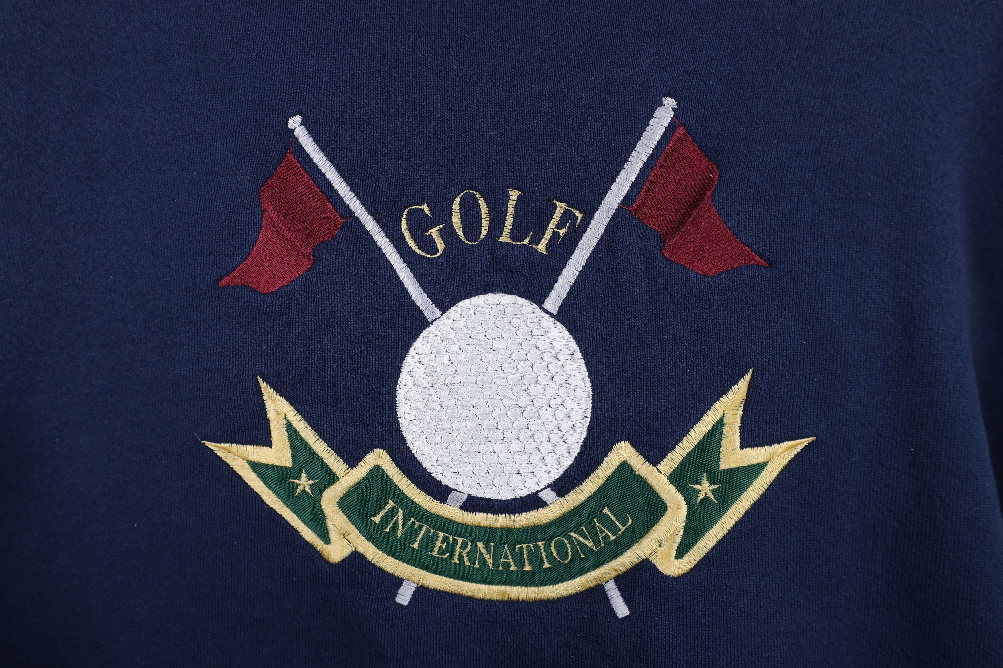 Vintage Vintage 90s Streetwear Golf International Sweatshirt USA Size US XL / EU 56 / 4 - 4 Thumbnail