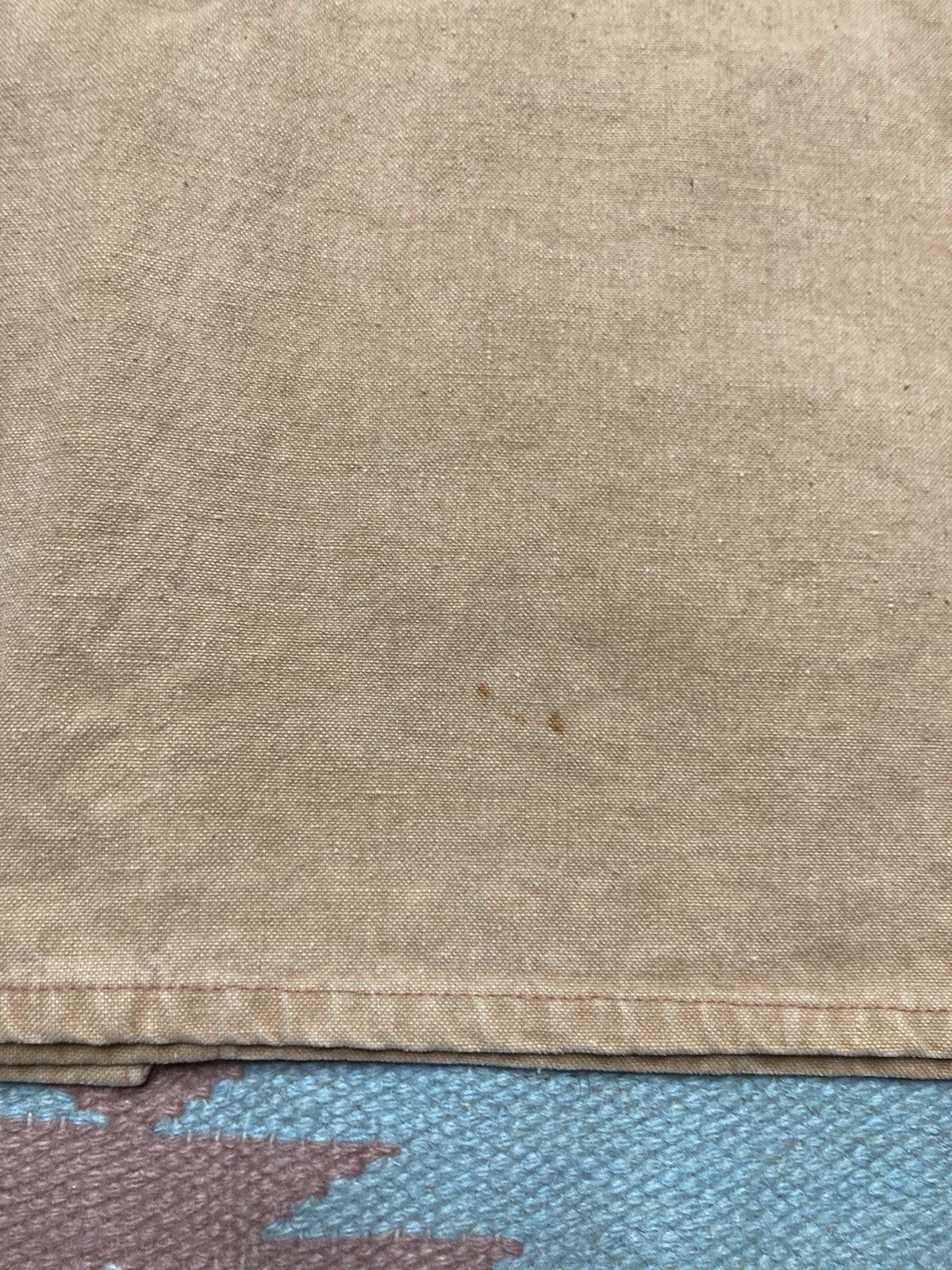 Vintage 60s canvas hunting vest shooting cotton butto boxy cropped L Size US L / EU 52-54 / 3 - 8 Thumbnail