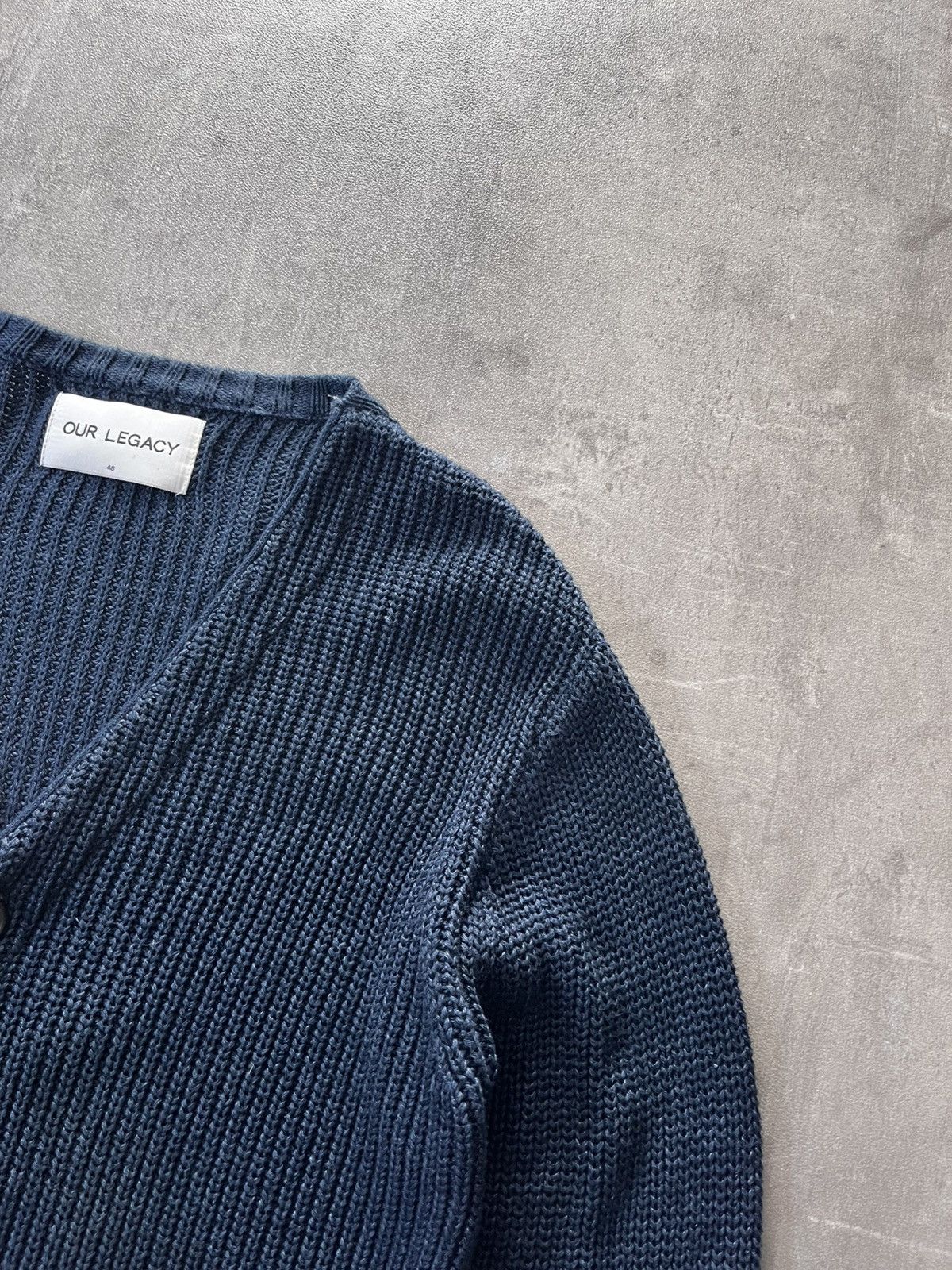 Our Legacy Our Legacy cotton cardigan denim color Size US S / EU 44-46 / 1 - 5 Thumbnail