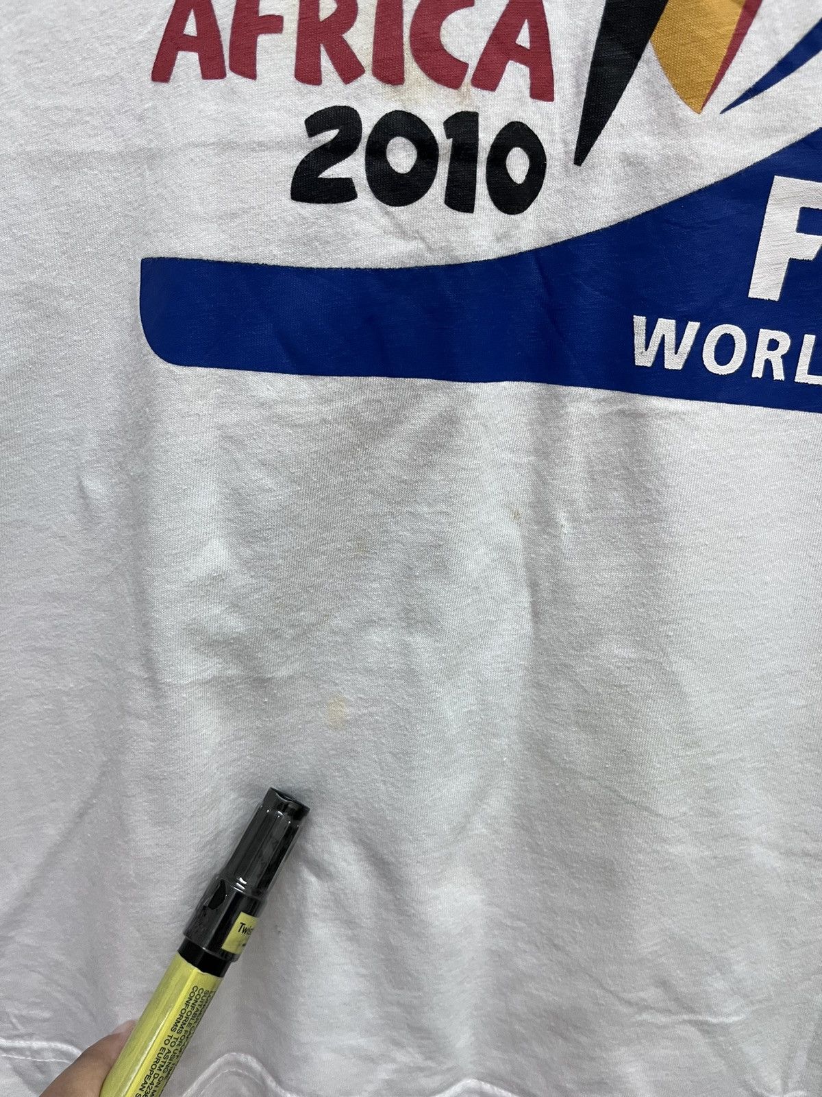 Vintage South africa 2010 Fifa World Cup T-Shirt Size US XL / EU 56 / 4 - 4 Thumbnail