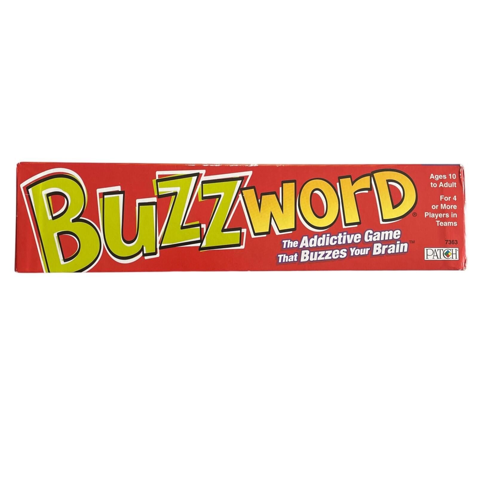Other Buzz Word Board Game 2010 Complete Patch 1000 Clues CLEAN! Size ONE SIZE - 6 Thumbnail