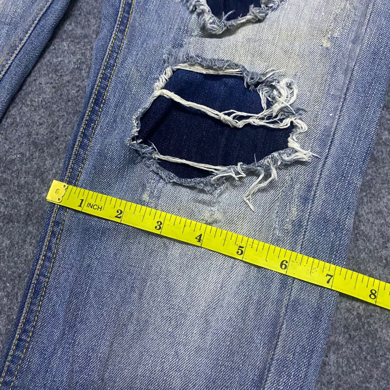 If Six Was Nine 💥Best Offer💥Vintage Nylaus Jeans Distressed Denim Size US 31 - 6 Thumbnail