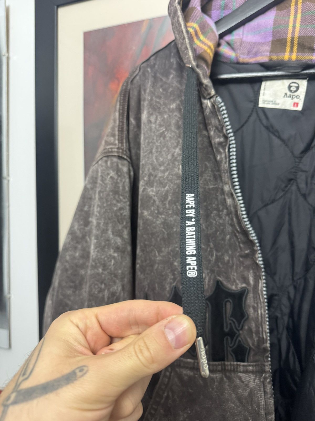 Aape A Bathing Ape Aape Rare Active Jacket Washed Japanese Hype Size US L / EU 52-54 / 3 - 7 Thumbnail