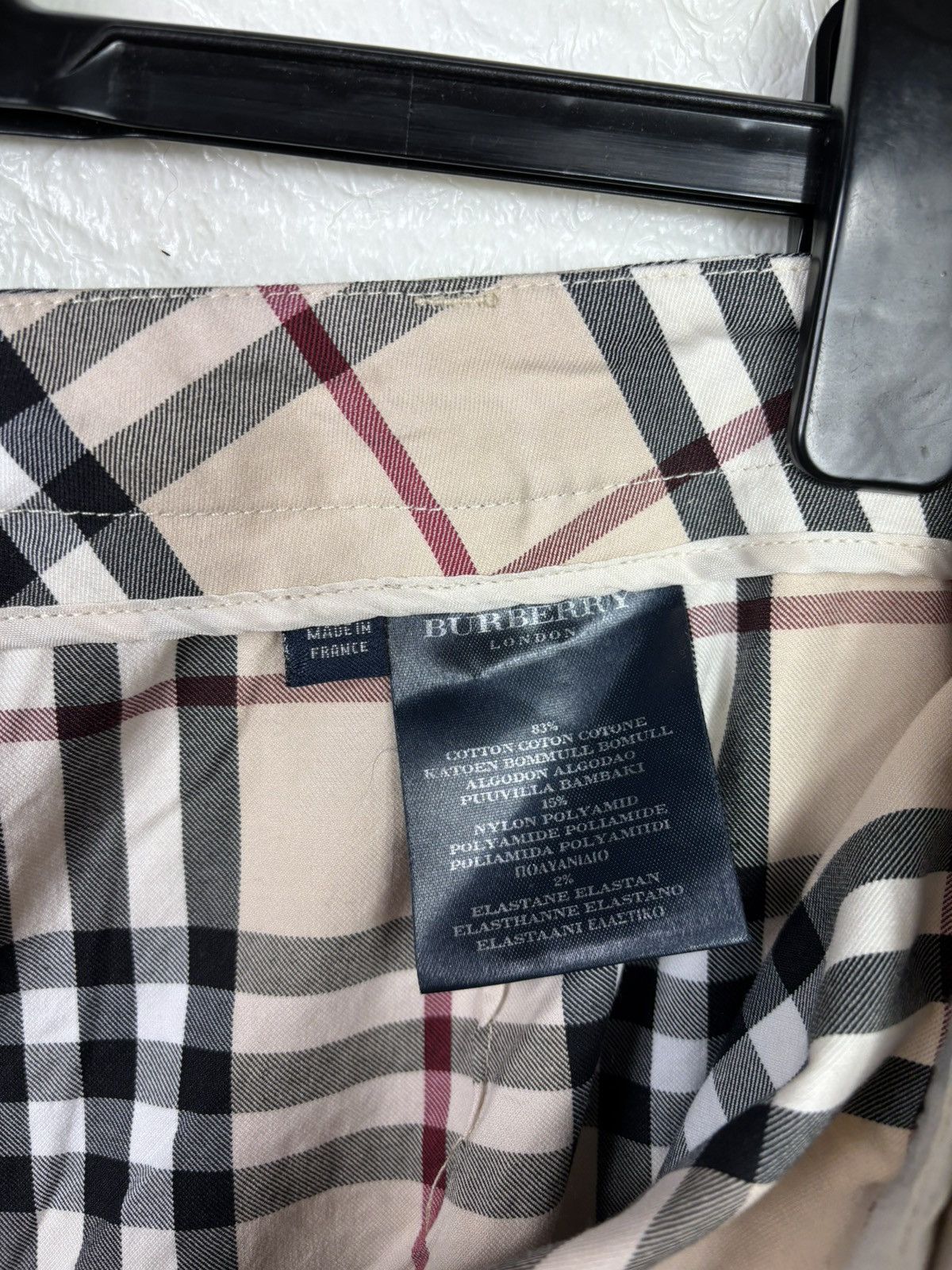 Burberry Burberry Nova Check Pants Made in France Men Size S Size US 31 - 16 Thumbnail