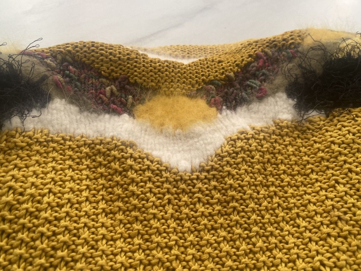 Aran Isles Knitwear × Vintage Coloured cable knitted sweater v neck cardigan Size M / US 6-8 / IT 42-44 - 11 Thumbnail