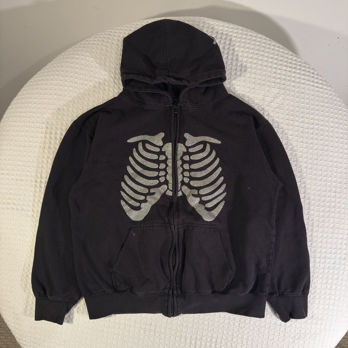 Other 7-10 Black Skeleton Zip Hoodie – Independent Label Size US S / EU 44-46 / 1 - 1 Thumbnail