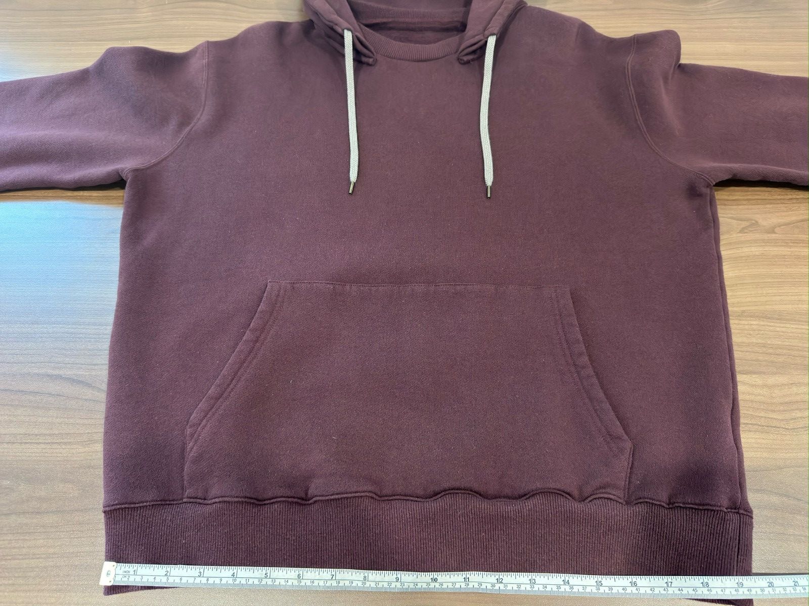 Robert Geller Bordeaux Market Hoodie Size M Size US M / EU 48-50 / 2 - 4 Thumbnail