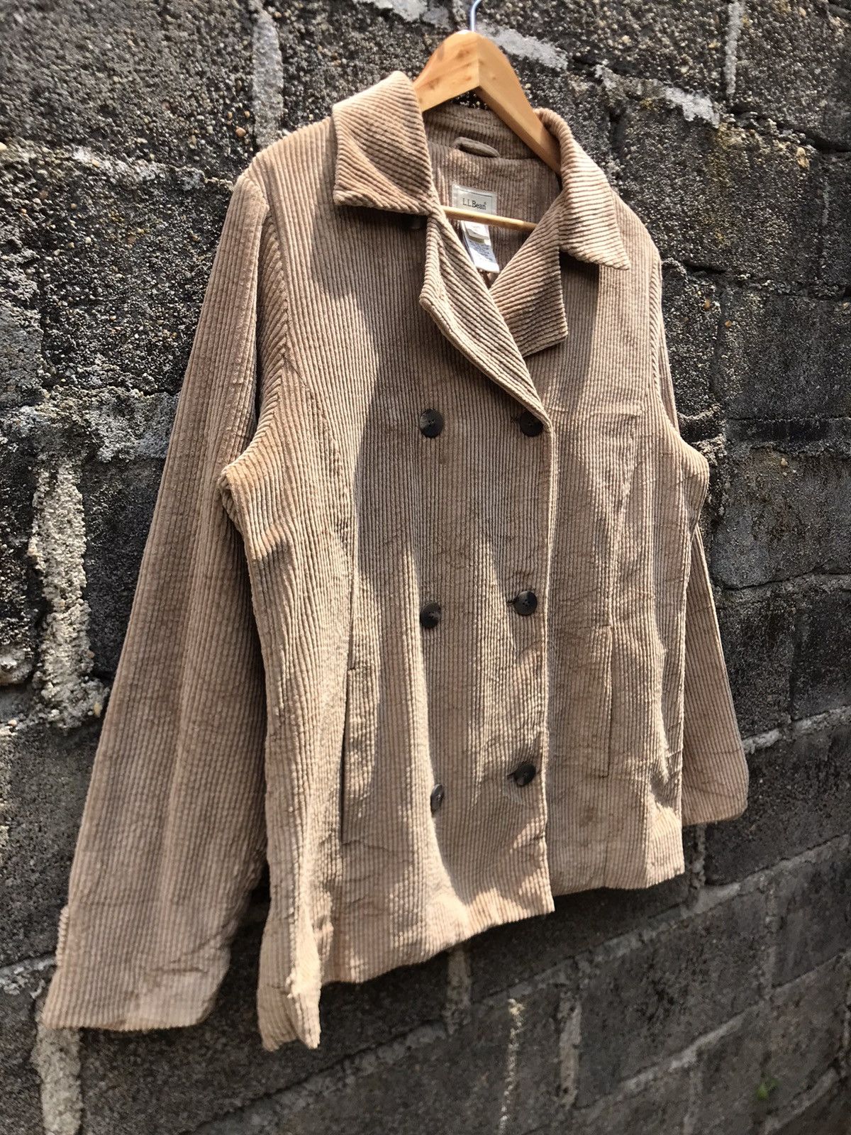L.L. Bean × Vintage 🔥Vintage L.L.Bean Double Breasted Corduroy Peacoat Size S / US 4 / IT 40 - 2 Thumbnail