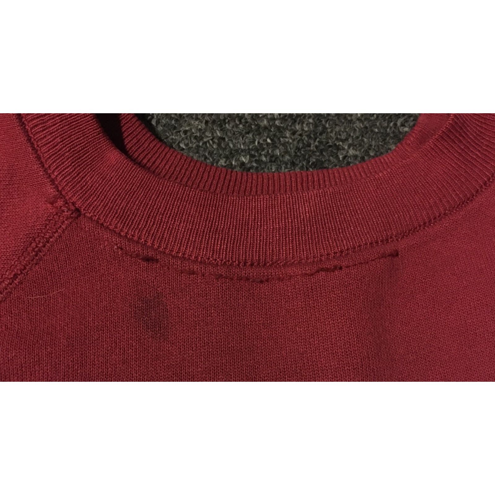 Hanes Vtg 80s Merino School Rams Faded Sweatshirt S USA Track Grunge PE College 90s Size US S / EU 44-46 / 1 - 4 Thumbnail