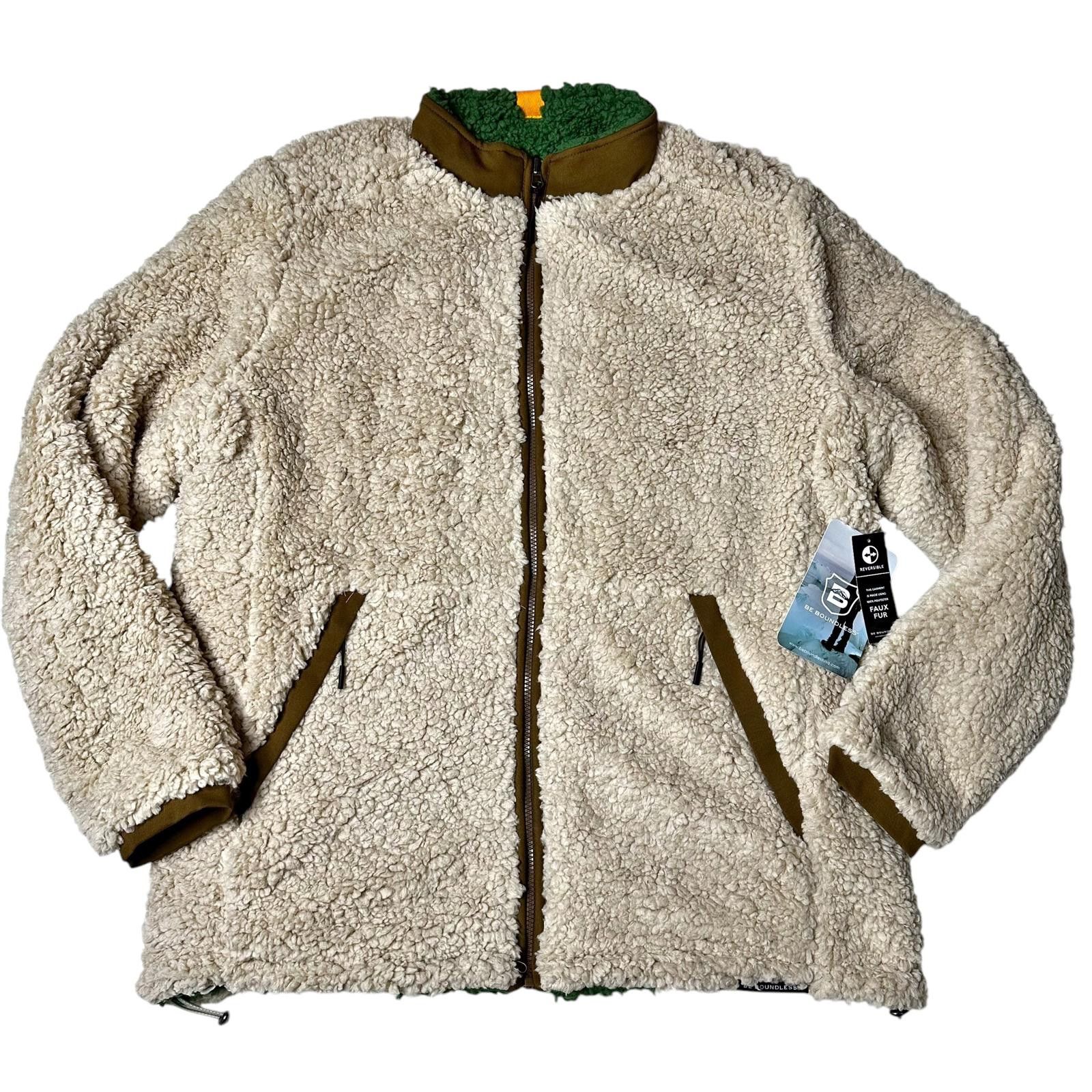 Designer NWT Be Boundless Reversible Sherpa Teddy Jacket Men’s L Size US L / EU 52-54 / 3 - 1 Thumbnail