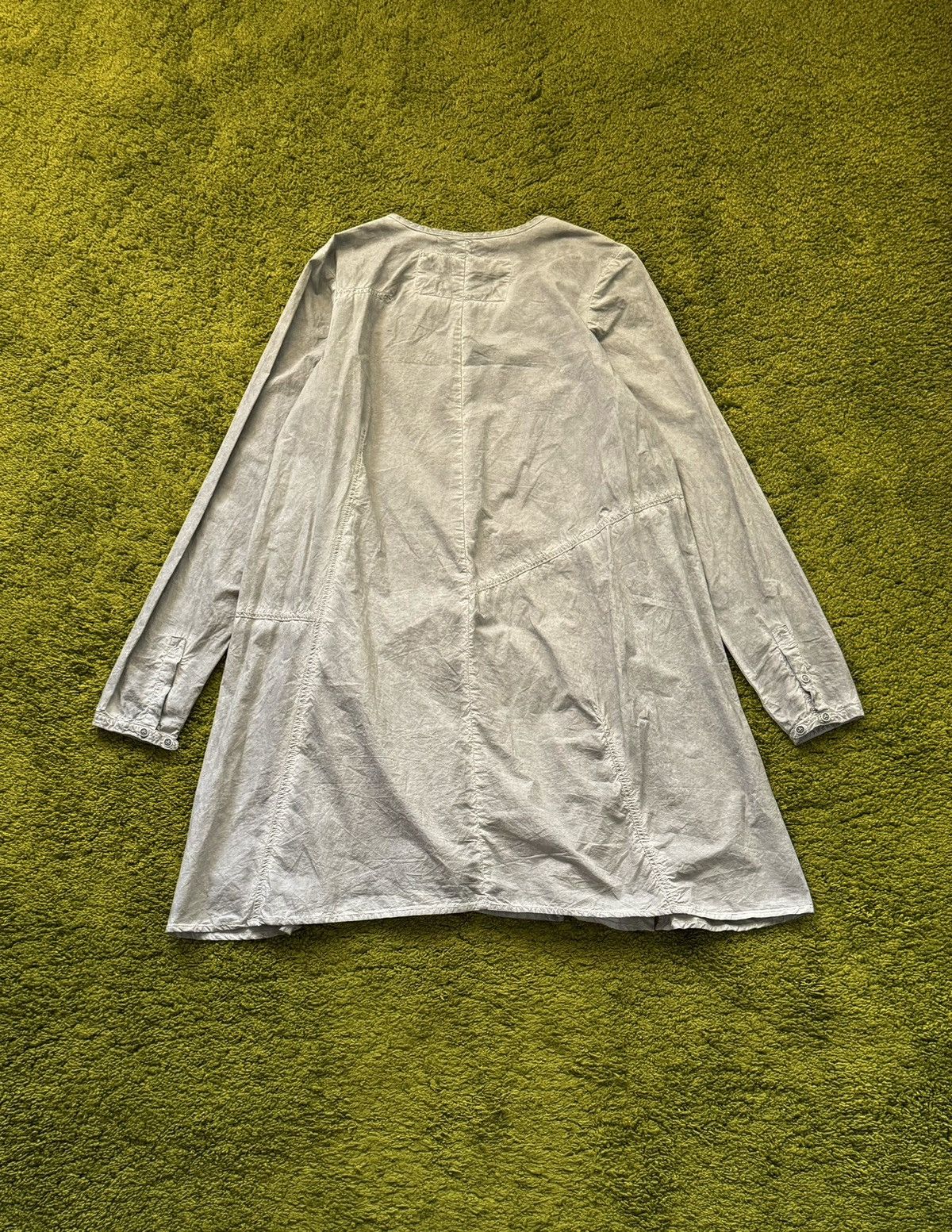 Designer × Rundholz Rundholz avant garde graphite washed dress tunic Size L / US 10 / IT 46 - 2 Thumbnail