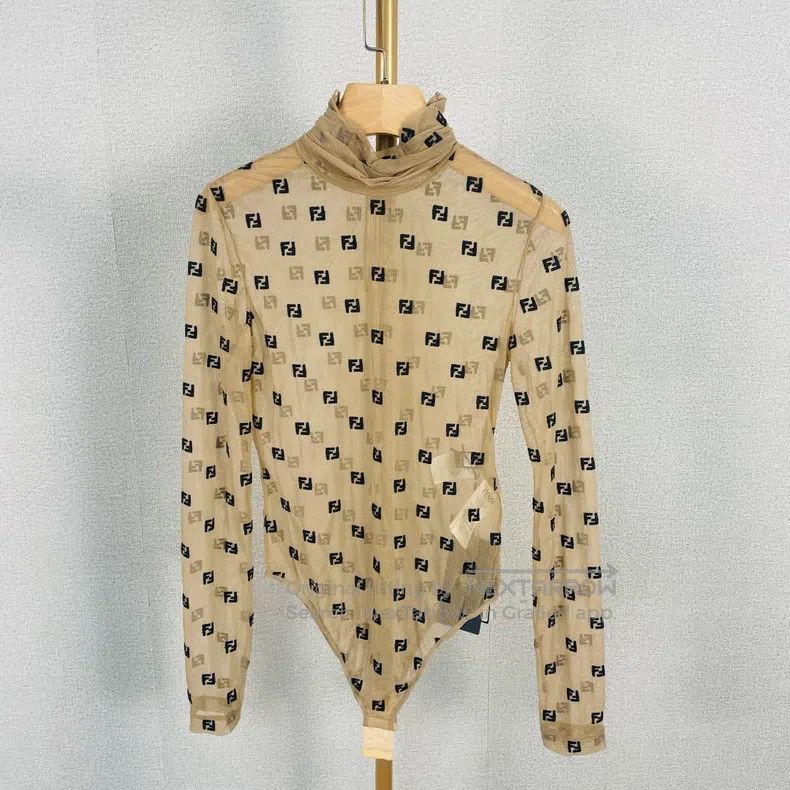 Fendi Fendi Cut-out logo bodysuit Size XXS / US 00 / IT 34 - 2 Thumbnail