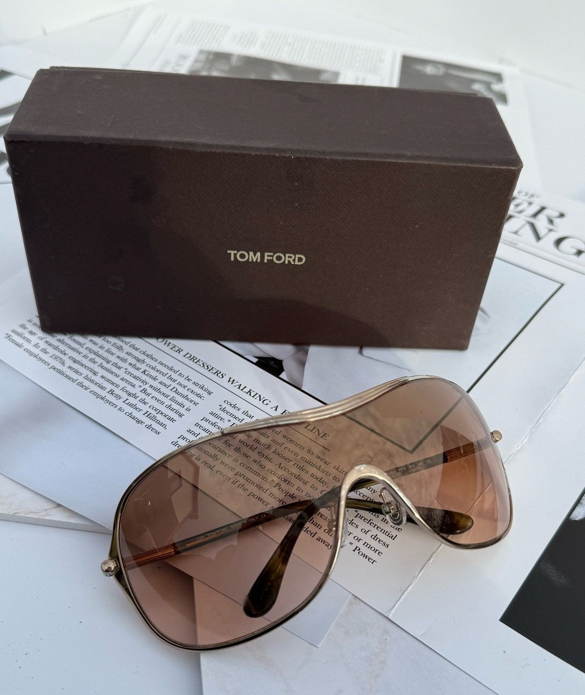 Tom Ford Tom Ford sumglasses Amber TF92 Size ONE SIZE - 9 Thumbnail