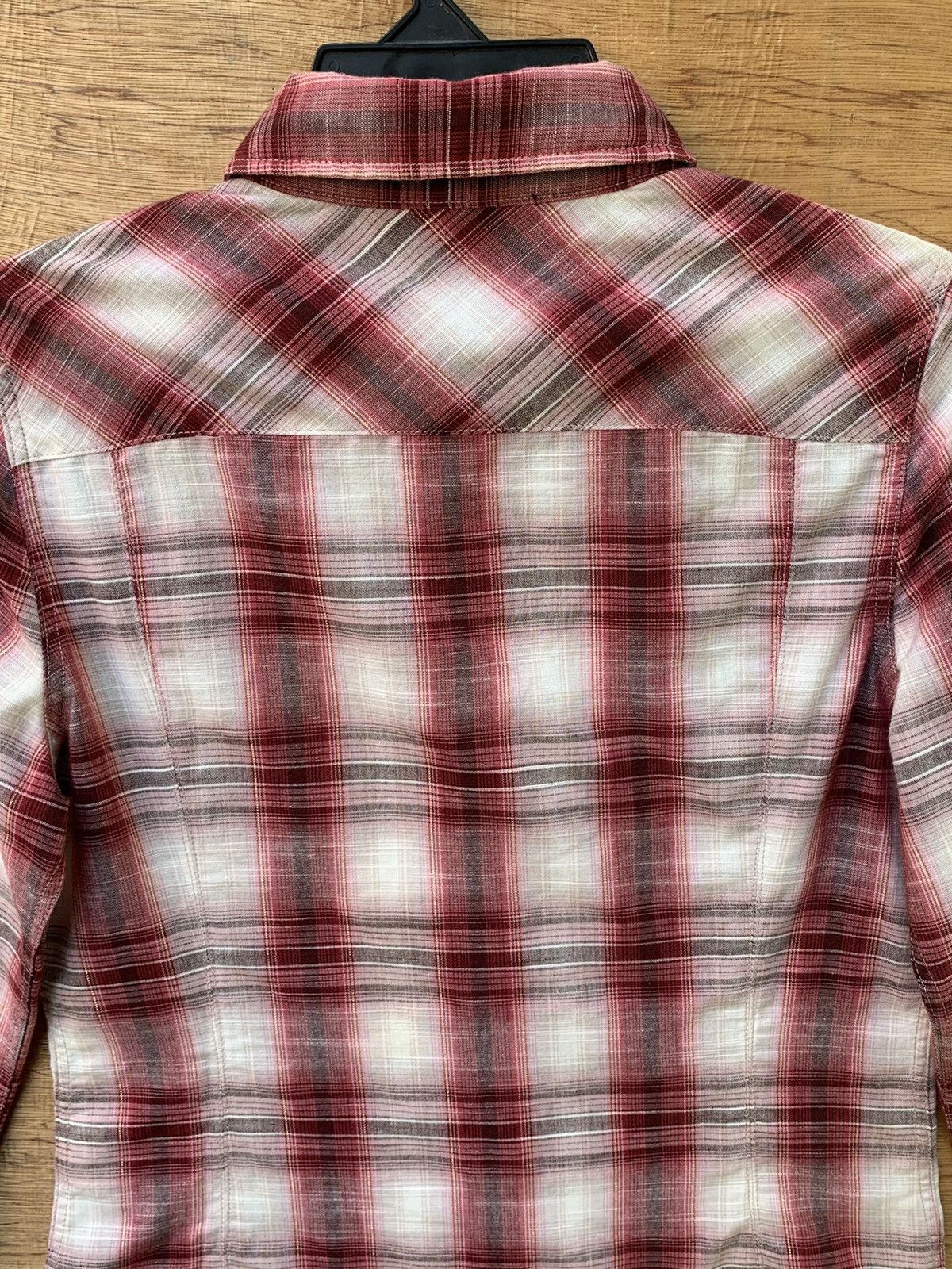 Hysteric Glamour Hysteric Glamour Button Ups Checkered Gold Stripe Line Shirt Size S / US 4 / IT 40 - 14 Thumbnail