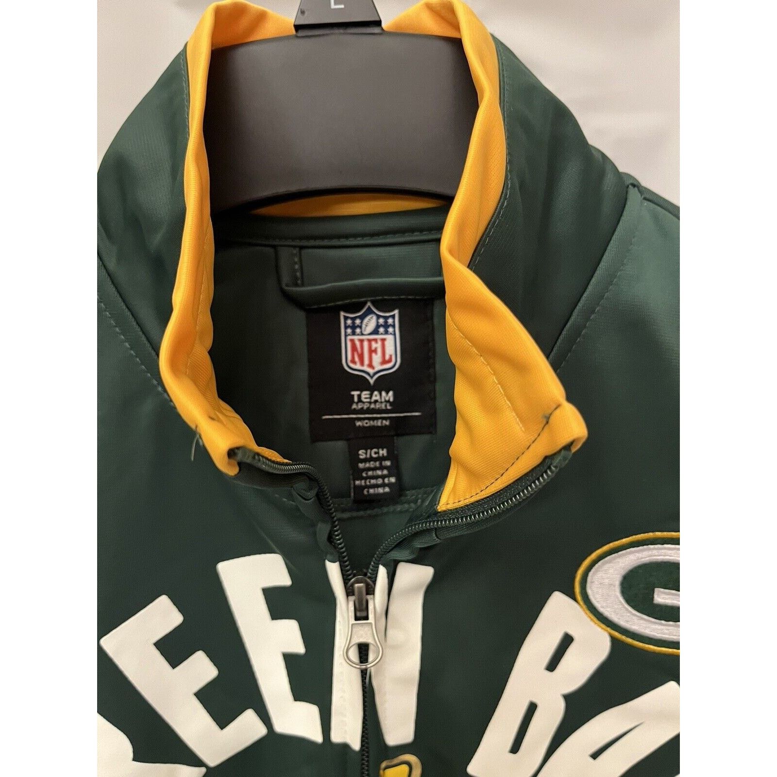 NFL NFL Team Apparel Womens Green Bay Packers Sporty Zip Up Size S / US 4 / IT 40 - 2 Thumbnail