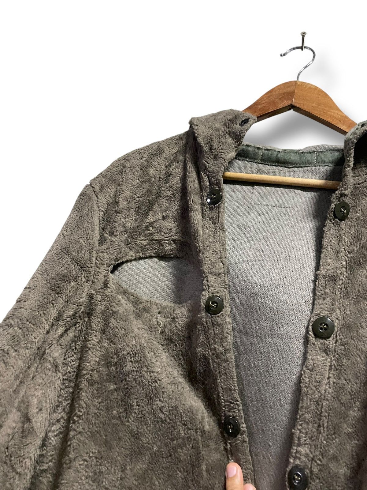 Japanese Brand × Vintage M&S Brand Fleece Button Up Outerwear Jacket (75) Size US M / EU 48-50 / 2 - 6 Thumbnail