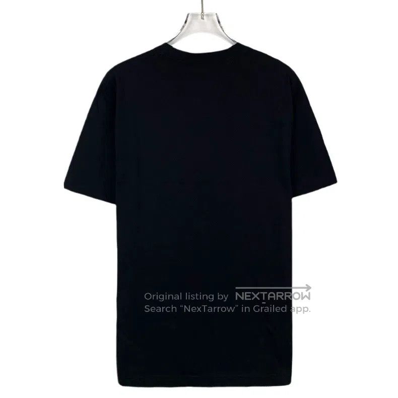 Balenciaga Balenciaga Black Logo Letter Printed Cotton Crew Neck Shor Size US XS / EU 42 / 0 - 2 Thumbnail